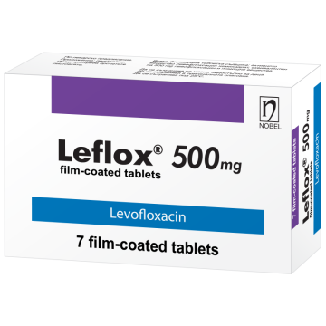 Лефлокс 500 мг х 7 таблетки Nobel Pharma