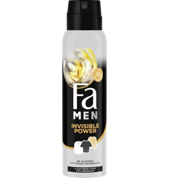 Fa Men Xtreme Invisible Power Део спрей против изпотяване за мъже до 72 часа 150 мл