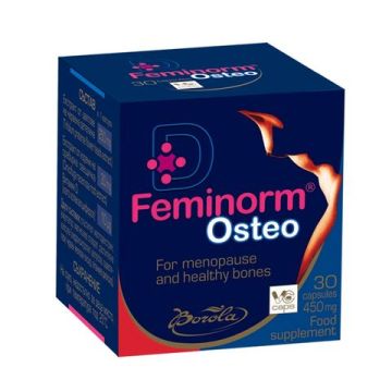 Borola Feminorm Osteo Феминорм Остео за менопауза и здрави кости 450 мг х30 капсули
