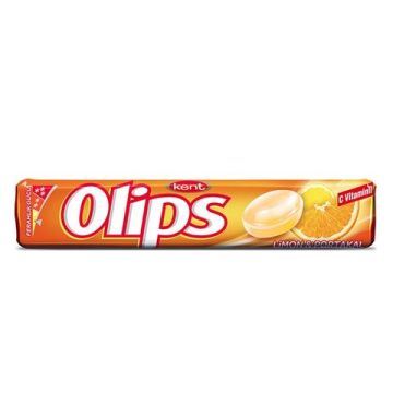 Olips Бонбони за гърло с вкус на лимон и портокал 28 гр