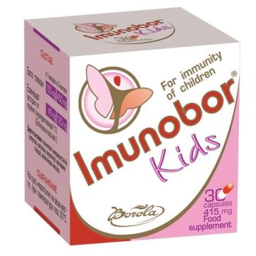 Borola Imunobor Kids Имунобор Кидс  за детската имунна система 415 мг х30 капсули