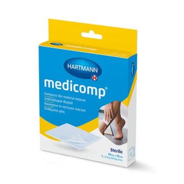 Hartmann Medicomp Стерилен компрес 10 см х 10 см 5 х2 бр