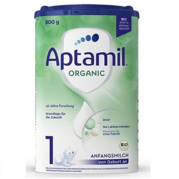  Aptamil Organic 1 Био адаптирано мляко за кърмачета 0-6M 800 гр
