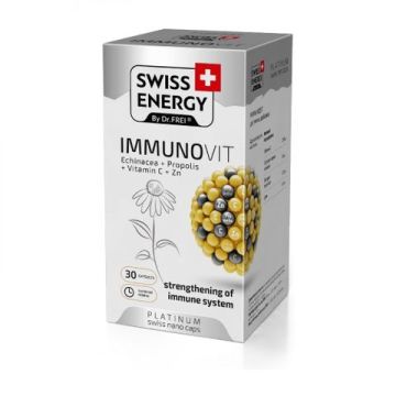 Swiss Energy Immunovit Витамини за висок имунитет х30 капсули