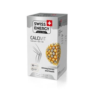 Swiss Energy Calcivit Витамини за здрави кости и зъби х30 капсули