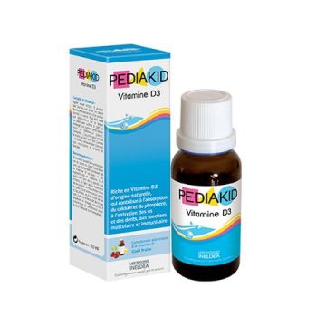 Pediakid Витамин D3 за деца за здрави кости 20 мл