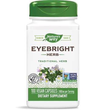 Nature's Way Eyebright Herb Очанка за добро зрение 430 мг х100 V капсули