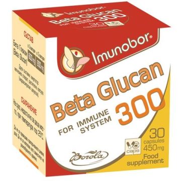 Borola Beta Glucan Бета глюкан подпомага функцията на имунната система 450 мг х 30 капсули