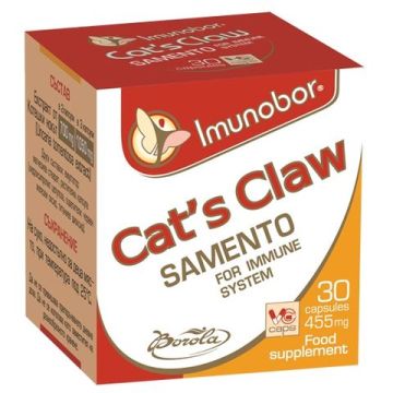 Borola Cat's Claw Котешки нокът за засилване на имунната система 455 мг х 30 капсули