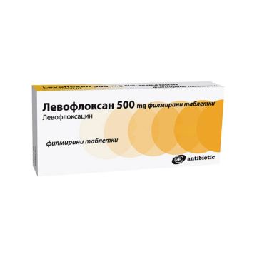 Левофлоксан 500 мг х 7 таблетки Antibiotic