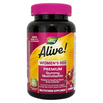 Nature's Way Alive Women's 50+ Алайв мултивитамини за жени 50+ 75 желирани таблетки