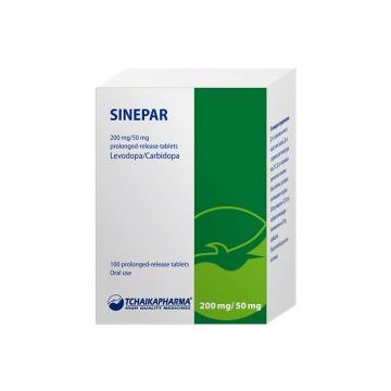 Синепар 200 мг/50 мг х 100 таблетки Чайкафарма