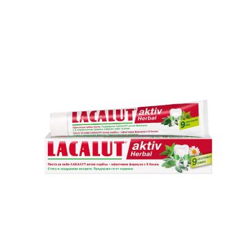 Lacalut Aktiv Herbal паста за зъби 75 мл