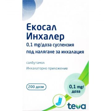 Екосал Инхалер 0.1 мг х 200 дози Teva