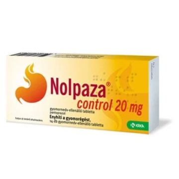 Nolpaza Control За намаляване киселинността в стомаха 20 мг 14 таблетки Krka