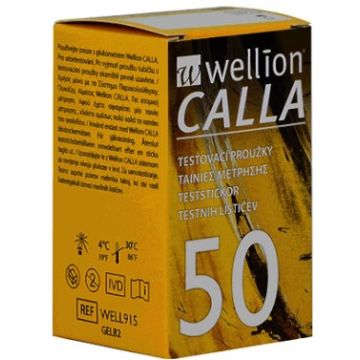 Calla Тест-ленти за кръвна захар 50 бр Wellion