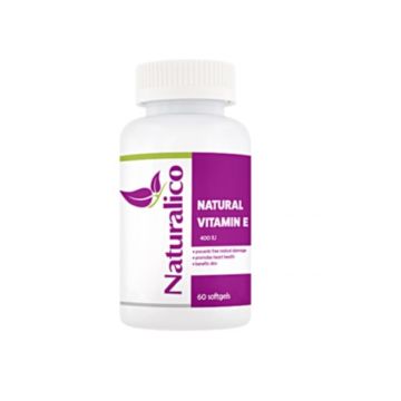 Vitamin E С антиоксидантен ефект 400 IU 60 капсули Naturalico