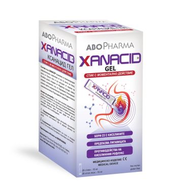 AboPharma Xanacid Gel Против киселини 20 стика