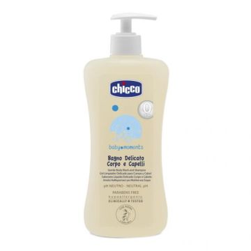Chicco Baby Moments Corpo e Capelli Шампоан за коса и тяло 500 мл Artsana Italia