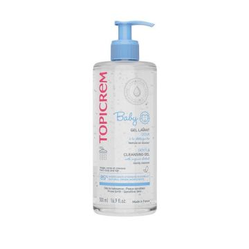 Topicrem Cleansing Gel Почистващ гел за лице, коса и тяло за бебета и деца 500 мл