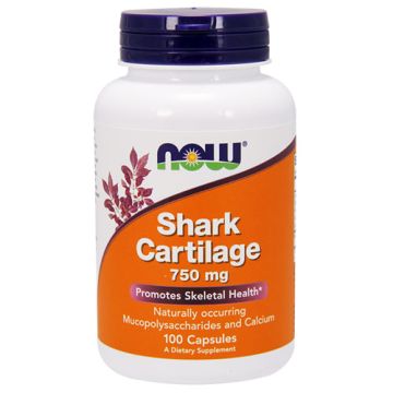 Now Foods Shark Cartilage Хрущял от Акула х 100 капсули