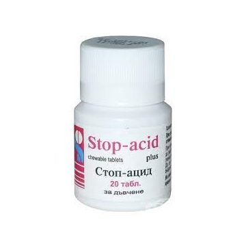 Stopacid Plus при киселини в стомаха х 20 таблетки Панацея 2001