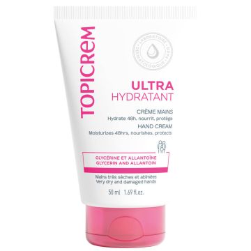 Topicrem Ultra–Moisturizing Hand Cream Ултра нежен и овлажняващ крем за ръце 50 мл