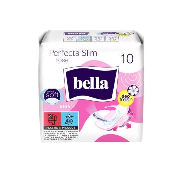 Bella Perfecta Slim Rose Дамски превръзки с крилца х 10 бр