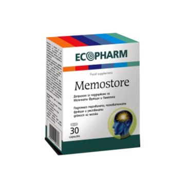 Memostore За памет и концентрация х30 капсули Ecopharm 