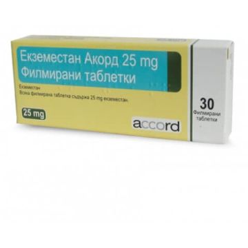 Екземестан 25 мг х 30 таблетки Accord