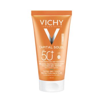 Vichy Capital Soleil BB Матираща тонирана емулсия за лице за смесена и мазна кожа SPF50 50 мл