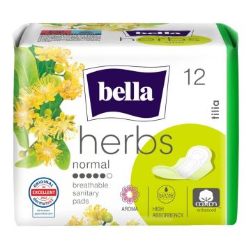 Bella Herbs Tilia Дамски превръзки с крилца х 12 бр