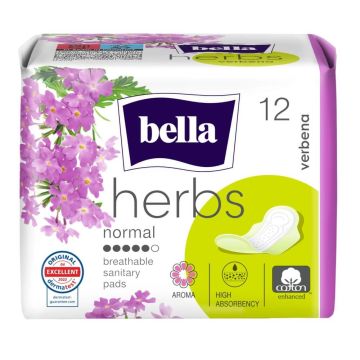 Bella Herbs Verbena Дамски превръзки с крилца х 12 бр