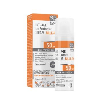 Bodi Beauty Bille-PH Противостареещ слънцезащитен крем за лице SPF 50 30 мл