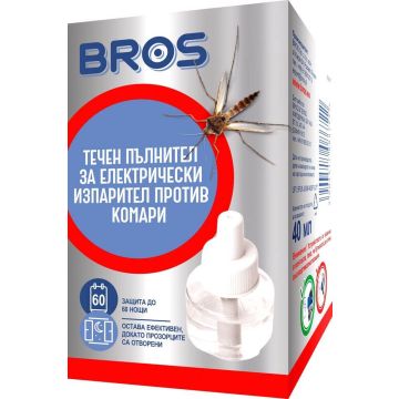 Bros Течност за електрически изпарител против комари 40 мл