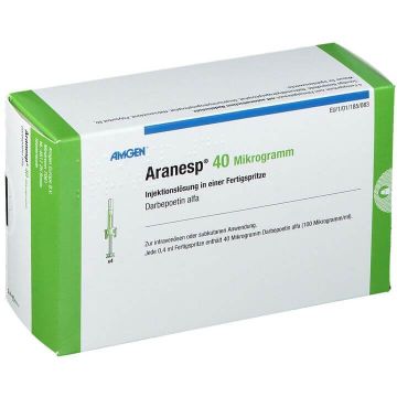 Аранесп инжекционен разтвор 40 мкг х 0.4 мл Amgen