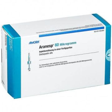 Аранесп инжекционен разтвор 60 мкг х 0.3 мл Amgen