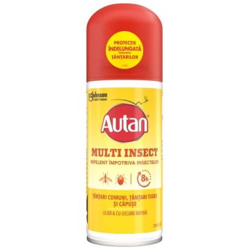 Autan Multi Insect Protection Plus Репелент спрей срещу насекоми 100 мл SC Johnson
