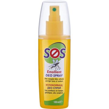 SOS Успокояващ спрей след ухапване от комари и изгаряния 100 мл