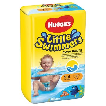 Huggies Little Swimmers 5-6 (12-18 кг) х 11 бр