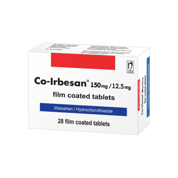 Ко-Ирбесан 150 мг/12,5 мг х 28 таблетки Nobel Pharma