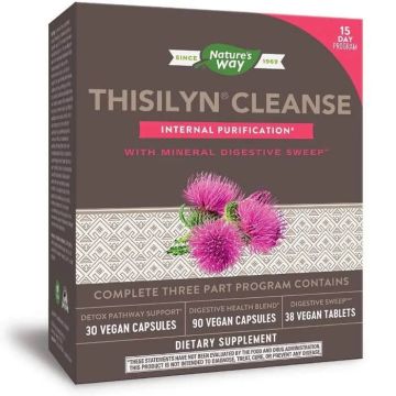 Nature's Way Thisilyn Cleanse With Mineral Digestive Sweep Тисилин Клийн Минерална Програма за 15 дни в 3 фази х30/90/38 капсули