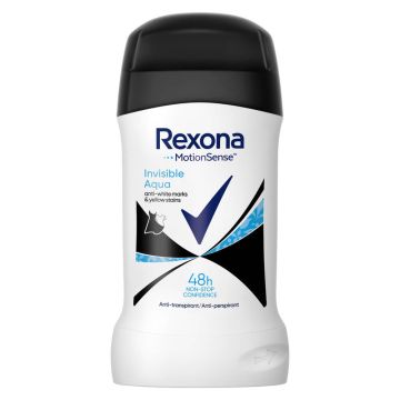 Rexona Invisible Aqua Стик против изпотяване за жени 40 мл