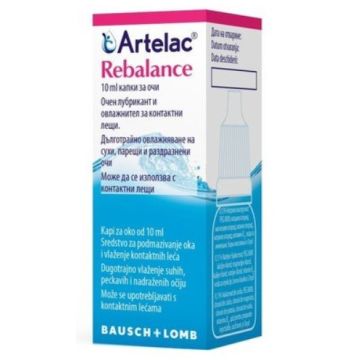 Artelac Rebalance Kапки за очи 10 мл Bausch+Lomb