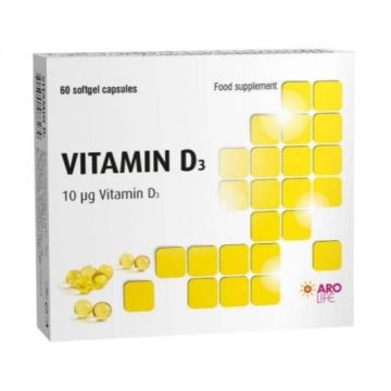 Aro Life Витамин D3 60 капсули