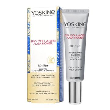 Yoskine Bio-Collagen Крем за зоните около очите и устните 50+/60+ 15 мл