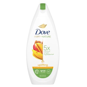 Dove Care by Nature Стягащ душ гел за тяло с масло от манго и бадемов екстракт 225 мл