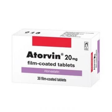 Аторвин 20 мг х 30 таблетки Nobel Pharma