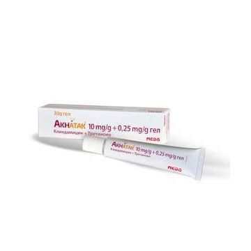 Акнатак гел 10 мг/0.25 мг/г х 30 г Meda Pharm