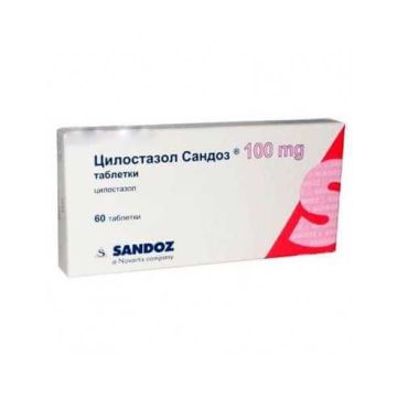 Цилостазол 100 мг х 60 таблетки Sandoz